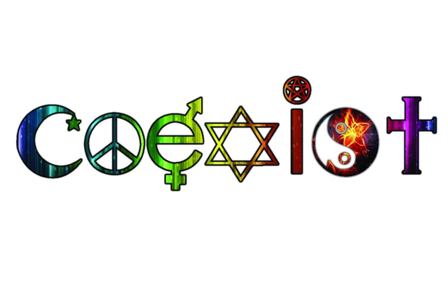 COEXIST l'abominazione dell'unione delle religioni